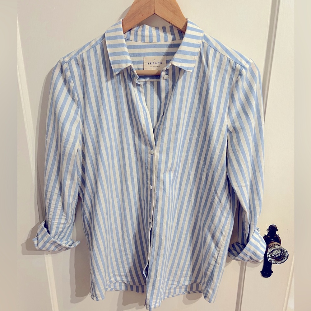 Sézane Classic 100% Cotton Buttondown